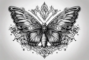 needle and thred tattoo idea