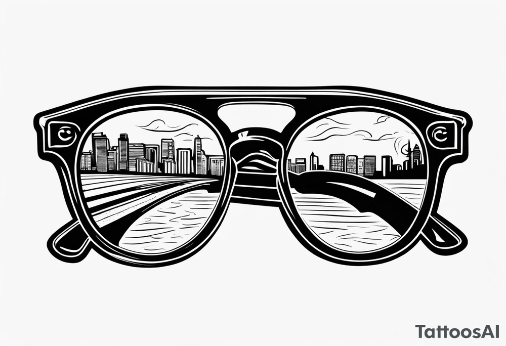 sunglasses Officer tattoo idea