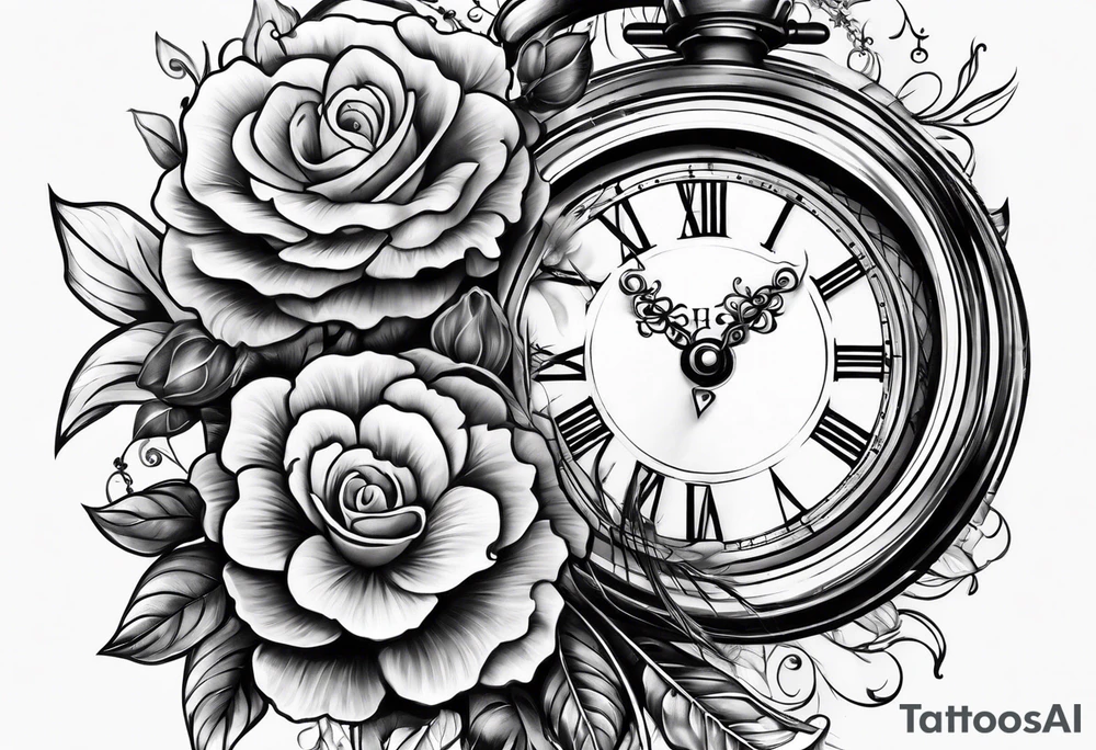 Tattoo which represent the flow of time tattoo idea