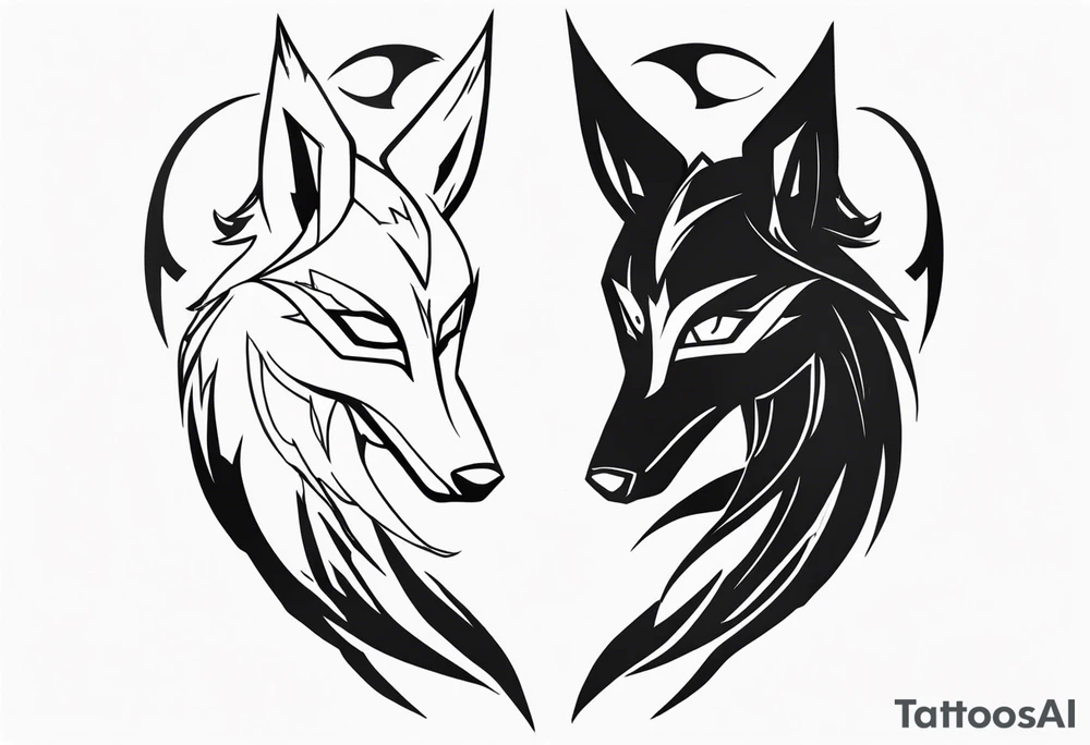 kindred from league of legends tattoo idea