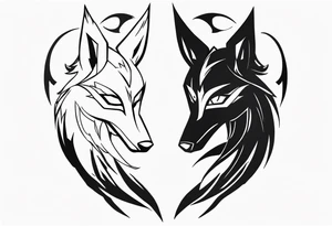 kindred from league of legends tattoo idea