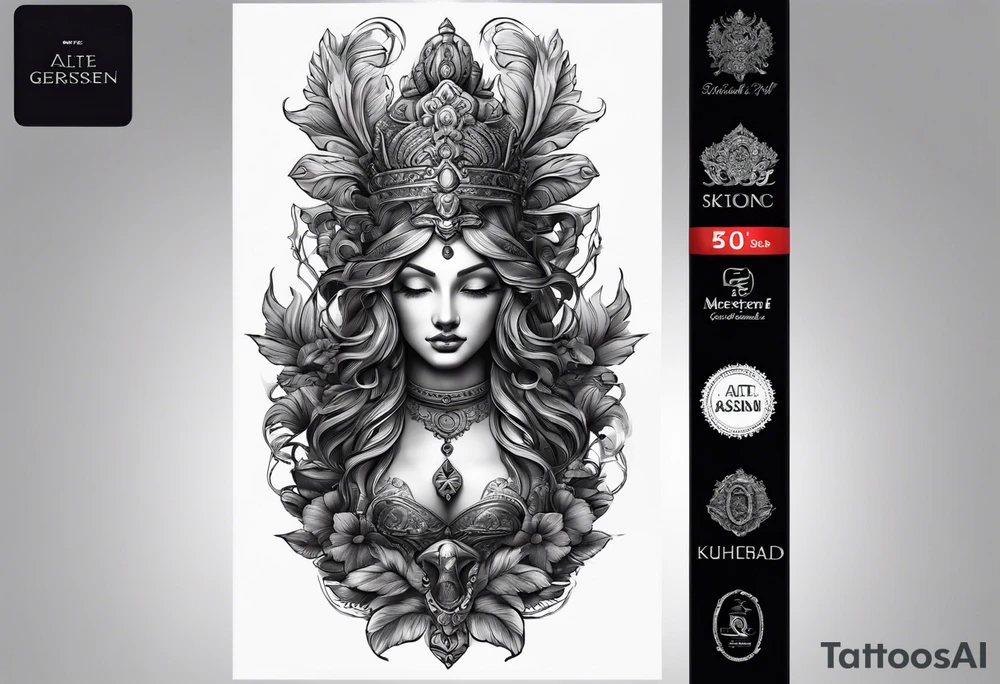 Alte Statue kopf gerissen tattoo idea