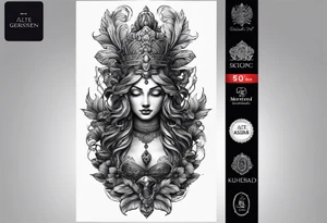 Alte Statue kopf gerissen tattoo idea
