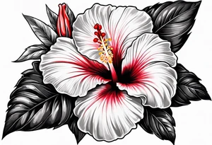 Hibiscus tattoo idea