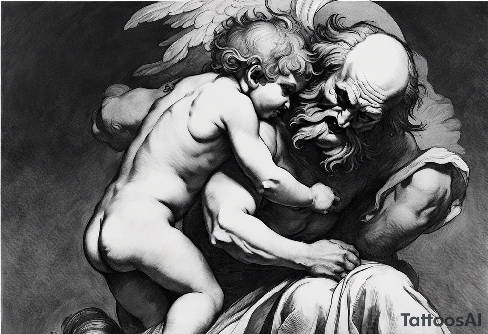"Saturn Devouring His Son" by Francisco Goya tattoo idea