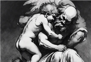 "Saturn Devouring His Son" by Francisco Goya tattoo idea