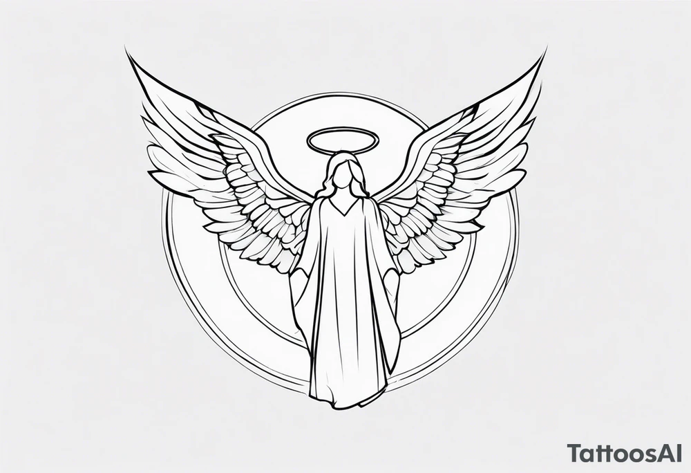 angel tattoo idea