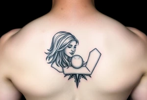 Mommy and son tattoo idea