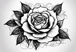 Arm, rose, thorns tattoo idea