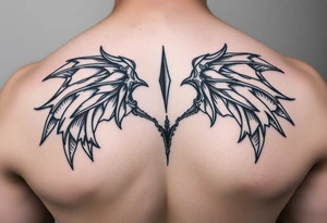 half tattoo tattoo idea