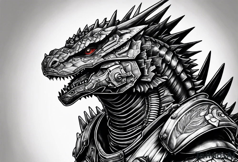 Mechagodzilla tattoo idea