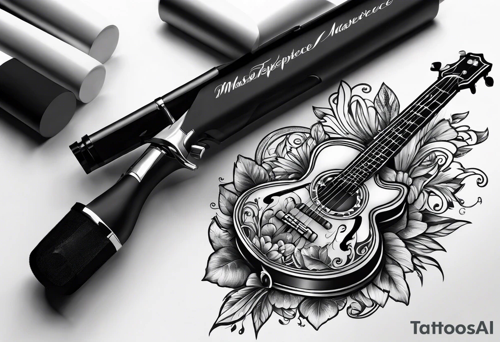 Music tattoo idea