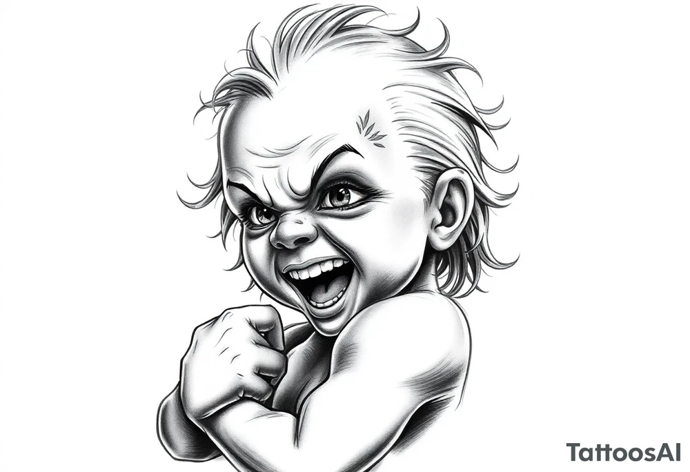 chucky tattoo idea