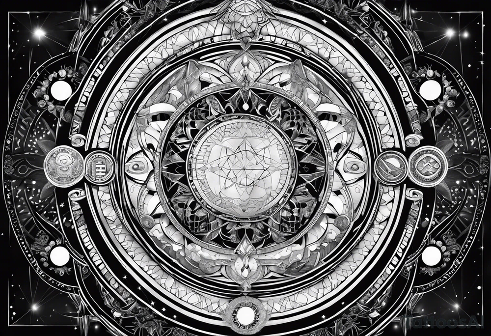 Astrology, Gemini, Natal Chart, angelic, soul mates, vision, third eye, armband tattoo idea
