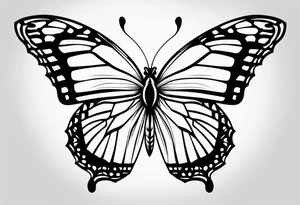 monarch butterfly tattoo idea