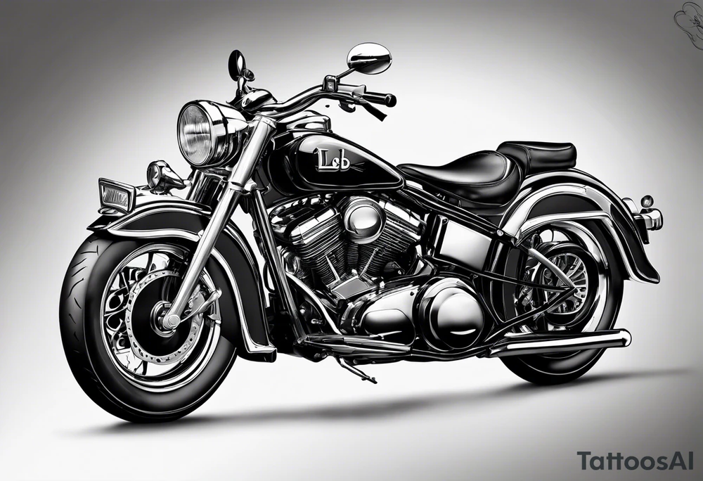 THE LETTERS "LDB" tattoo idea