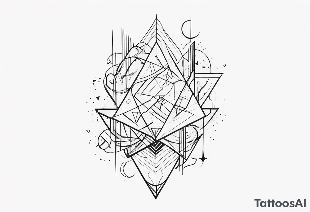 Abstract sleeve tattoo tattoo idea