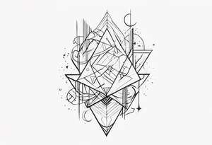 Abstract sleeve tattoo tattoo idea