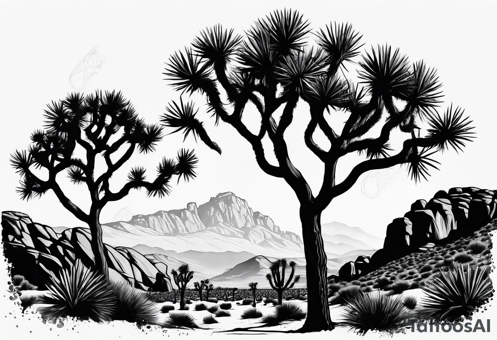 Joshua tree tattoo idea