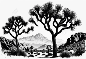 Joshua tree tattoo idea