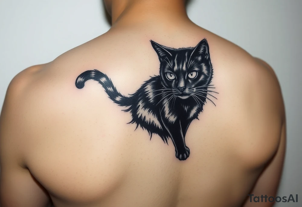 Black Cat tattoo idea