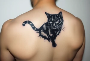 Black Cat tattoo idea