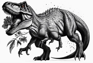 t rex tattoo idea