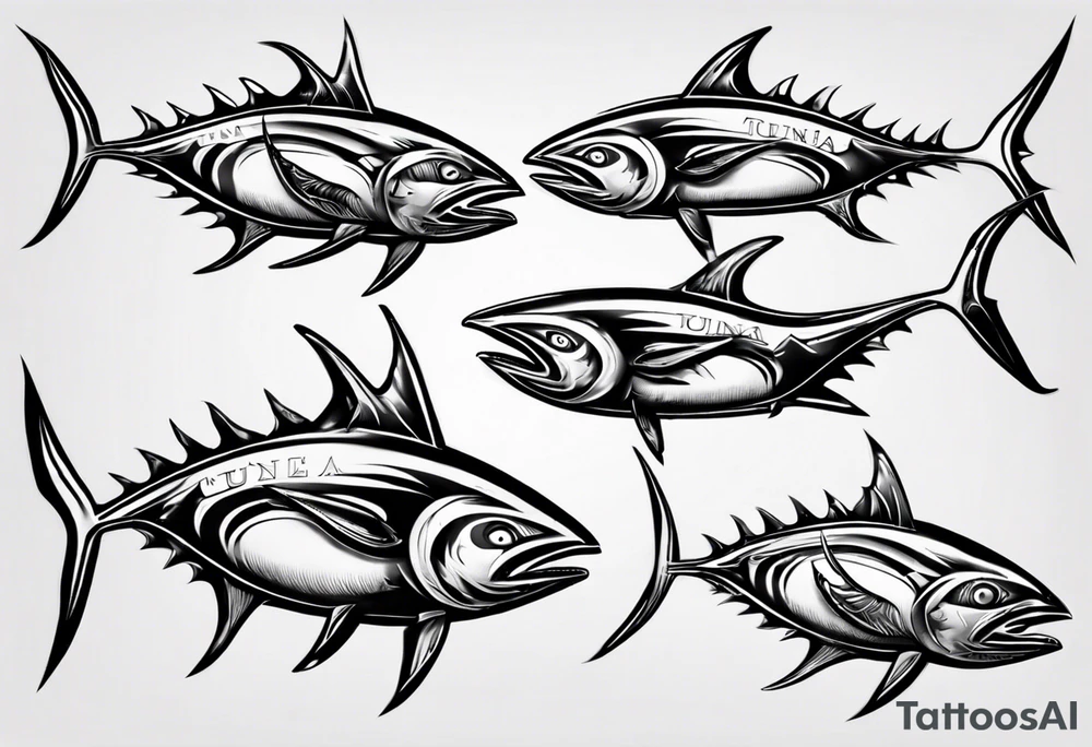 tuna tattoo idea