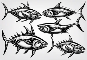 tuna tattoo idea