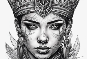 Head bloody but unbowed tattoo idea