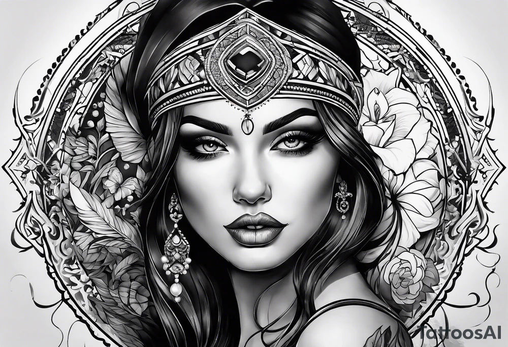 Tatuagem inspiradas na cantora LINIKET tattoo idea