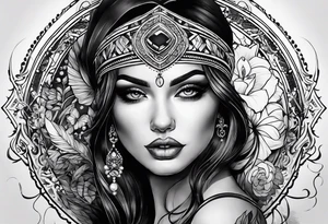 Tatuagem inspiradas na cantora LINIKET tattoo idea