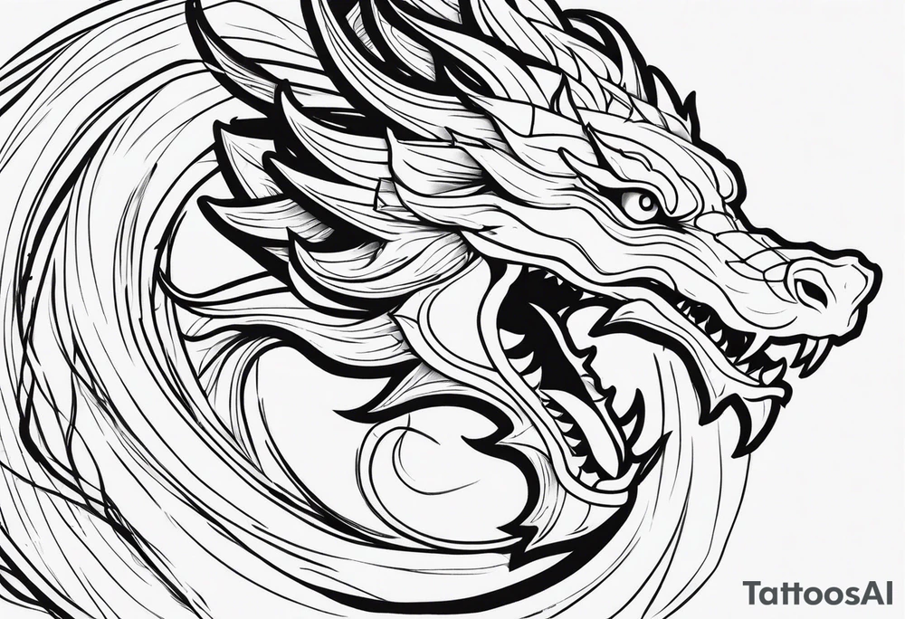Dragon tattoo idea