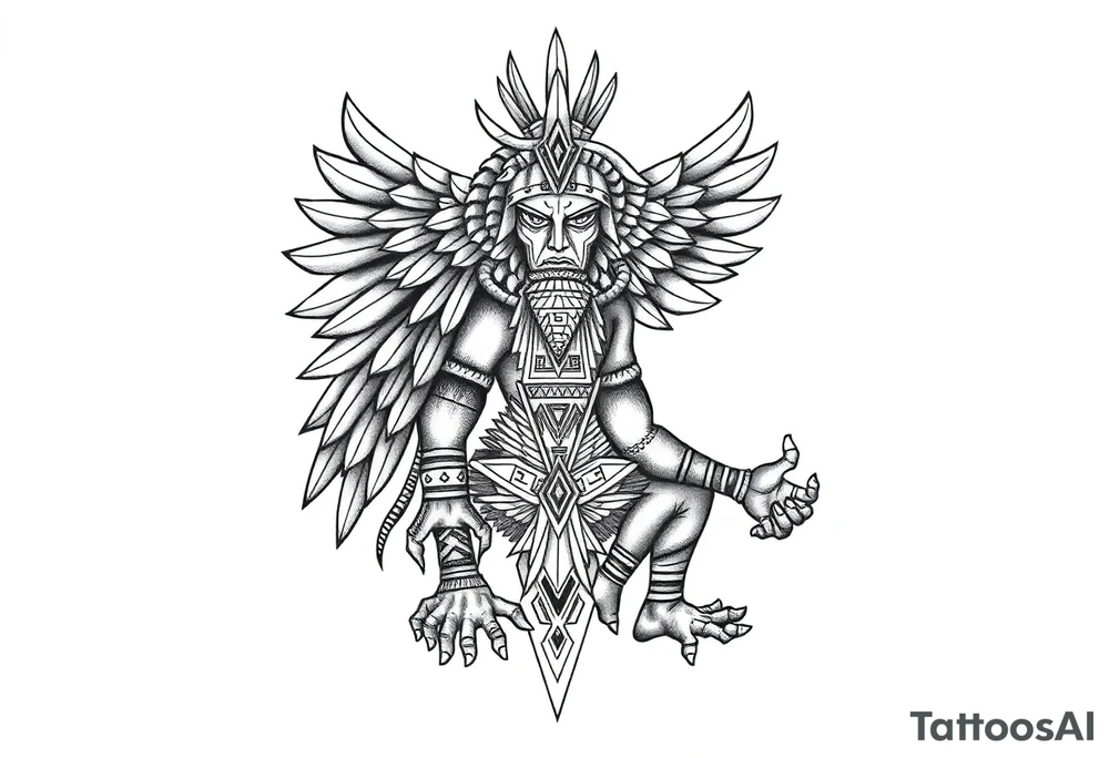 Enlil anunnaki god tattoo idea