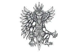 Enlil anunnaki god tattoo idea