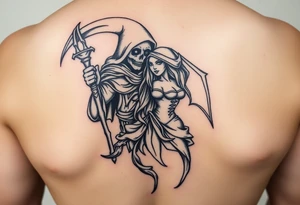 Reaper protecting Lilith tattoo idea