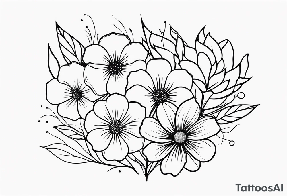 Flowers , strength , powerful, sexy tattoo idea