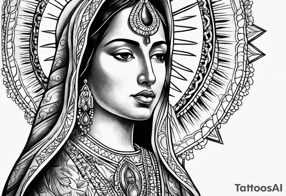 Lady Guadalupe tattoo idea