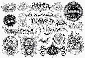Word … 
Hanna tattoo idea