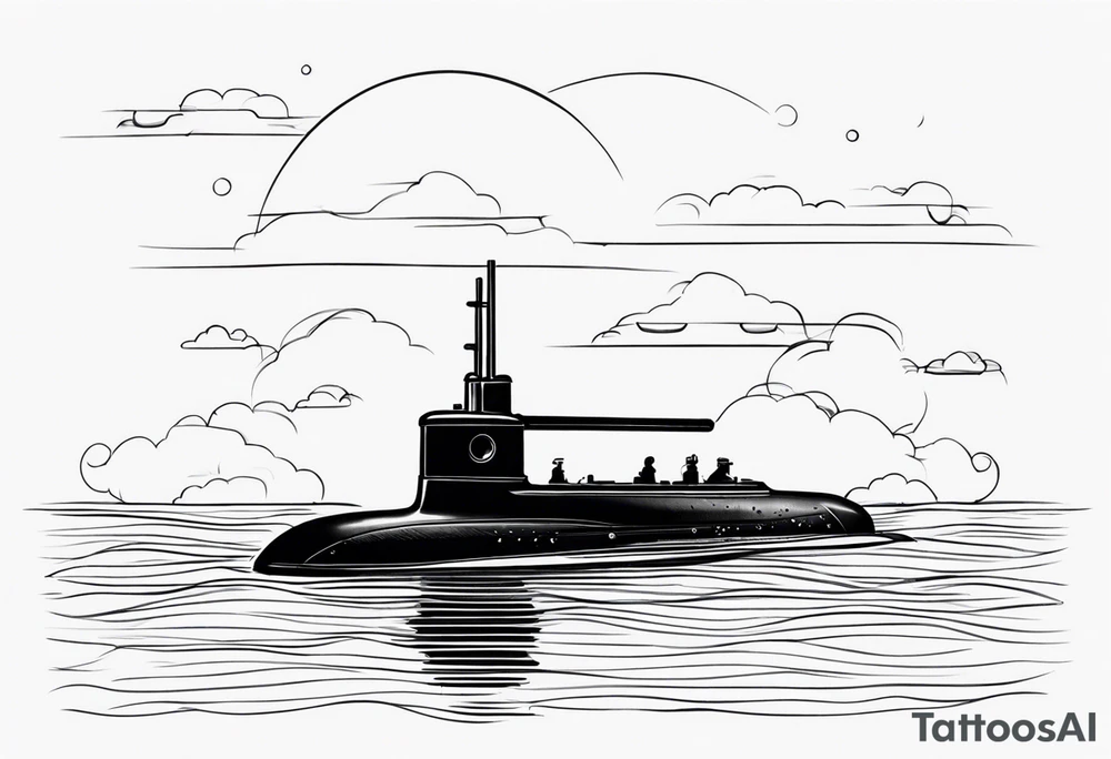 submarine tattoo idea