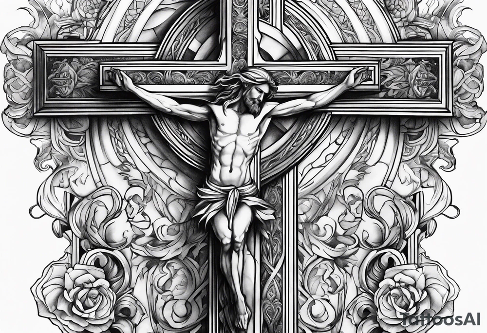 cross tattoo idea