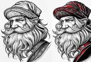 santa elves tattoo idea