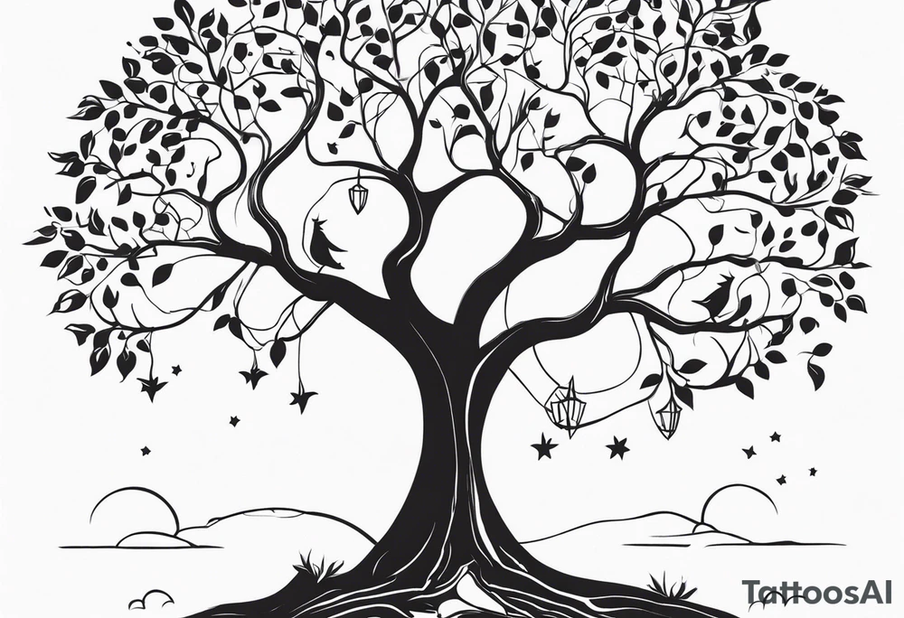 Tree elfs tattoo idea
