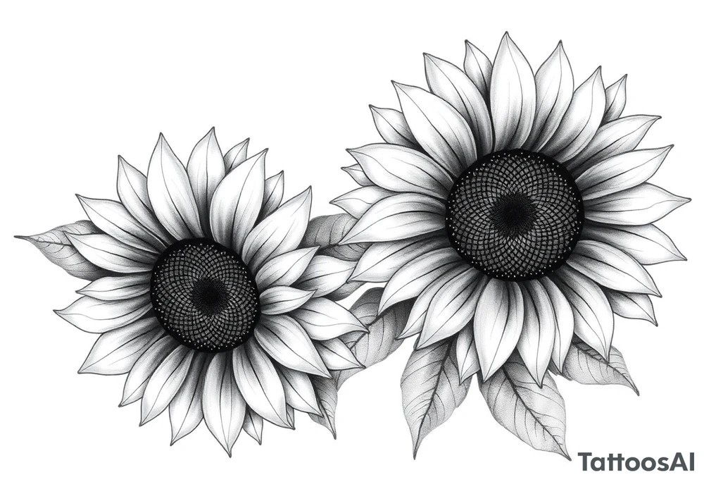 Sunflowers tattoo idea
