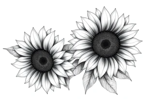 Sunflowers tattoo idea