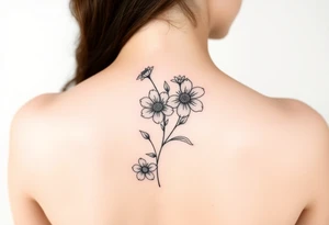Flowers tattoo idea