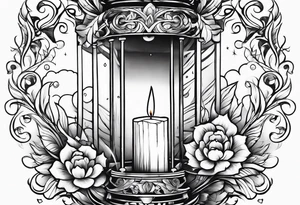 Candle in the wind tattoo idea