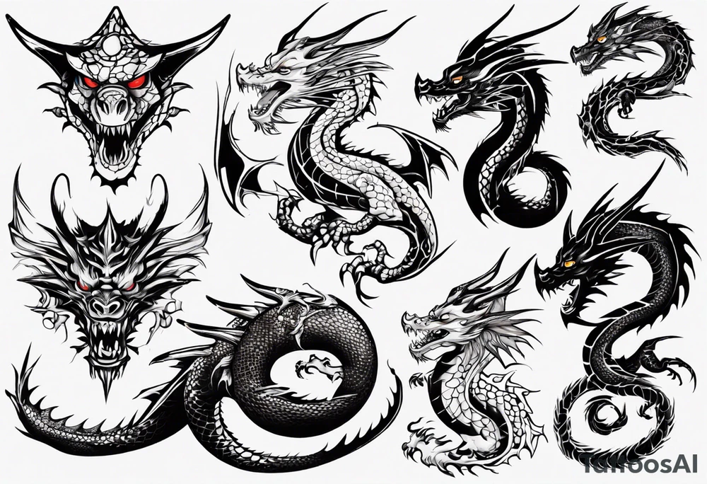 dragon tattoo idea