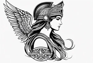 Greek Athena tattoo idea