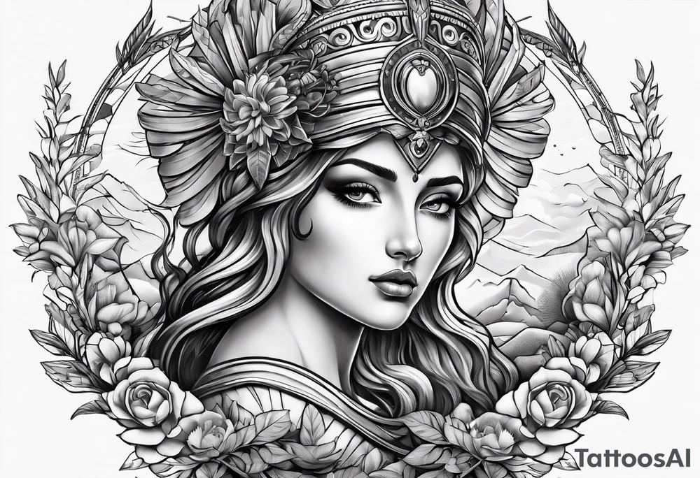 Athena tattoo idea